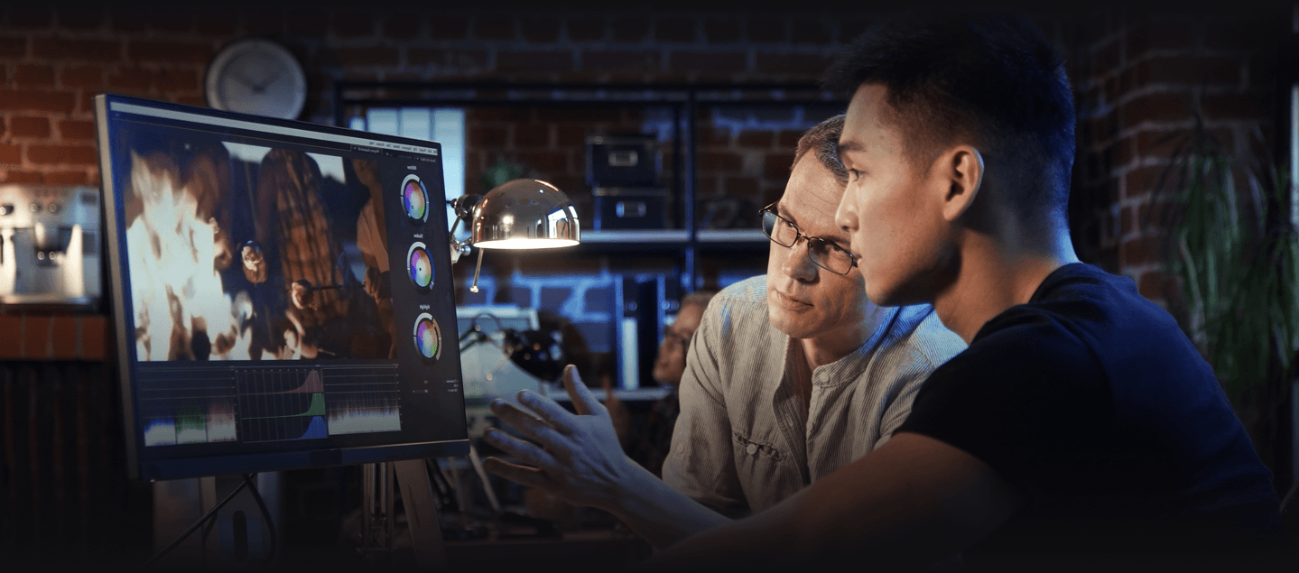 Group of people working together